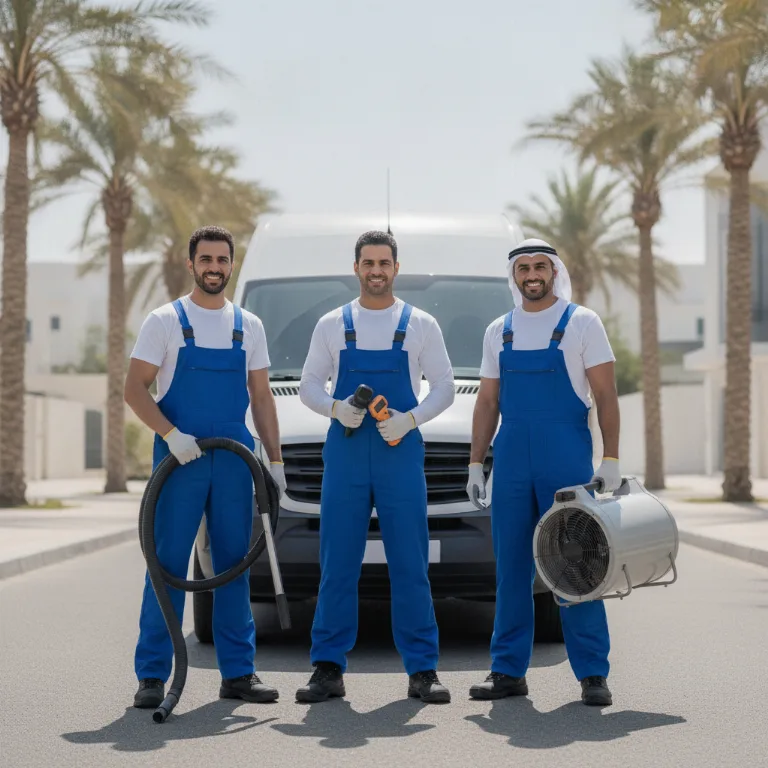 ترميم أضرار المياه فريق في العين